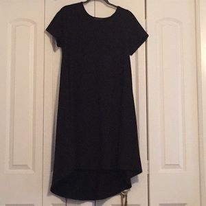 Solid black lularoe Carly dress size medium